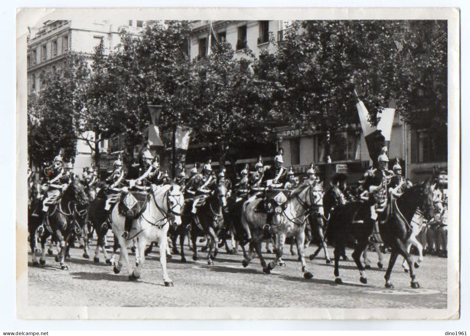 PHOTO 550 - MILITARIA - PARIS - Photo Originale 13 X 12,5 - Défilé De La Garde Républicaine à Cheval - Krieg, Militär