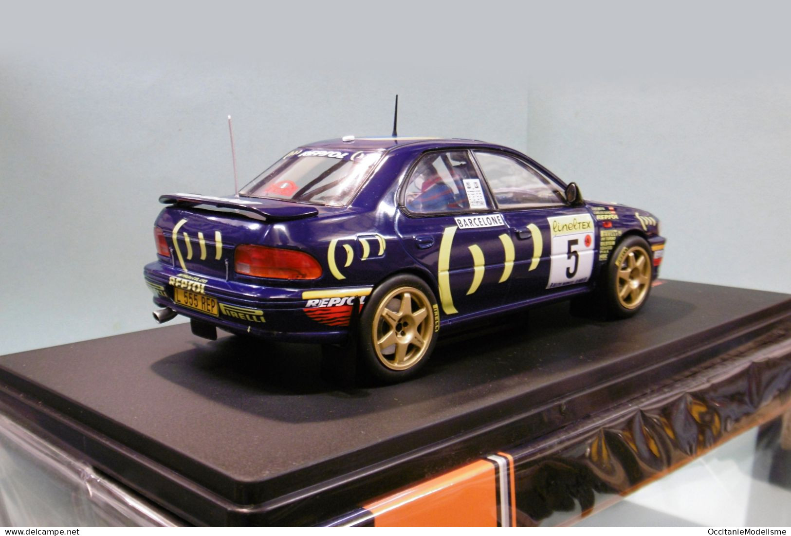 Ixo - SUBARU IMPREZA #5 Gagnante Rallye Monte-Carlo 1995 Sainz / Moya Réf. 24RAL011A Neuf NBO 1/24 - Altri & Non Classificati