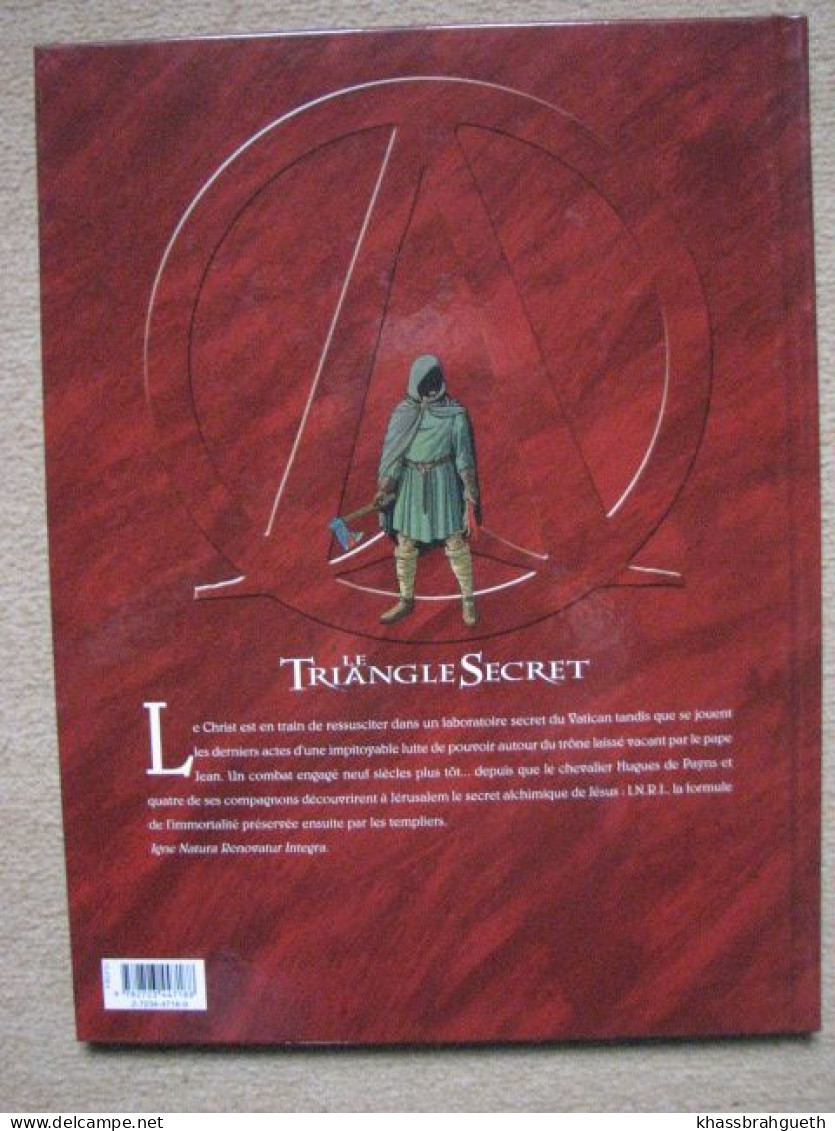 CONVARD & FALQUE WACHS - TRIANGLE SECRET - "INRI" T1 2 3 - GLENAT/GRAFICA (EO)