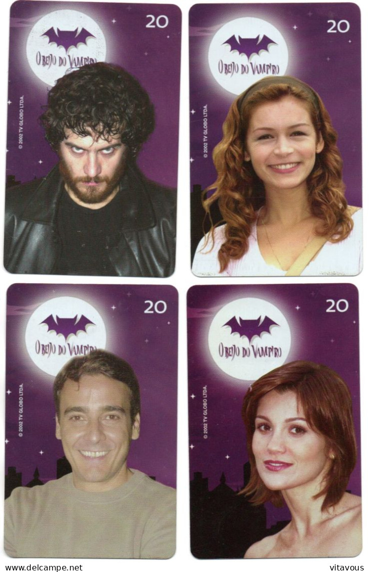 Le Baiser Du Vampire  Film Movie  4 Télécartes Brésil Phonecard (1106) - Brasilien