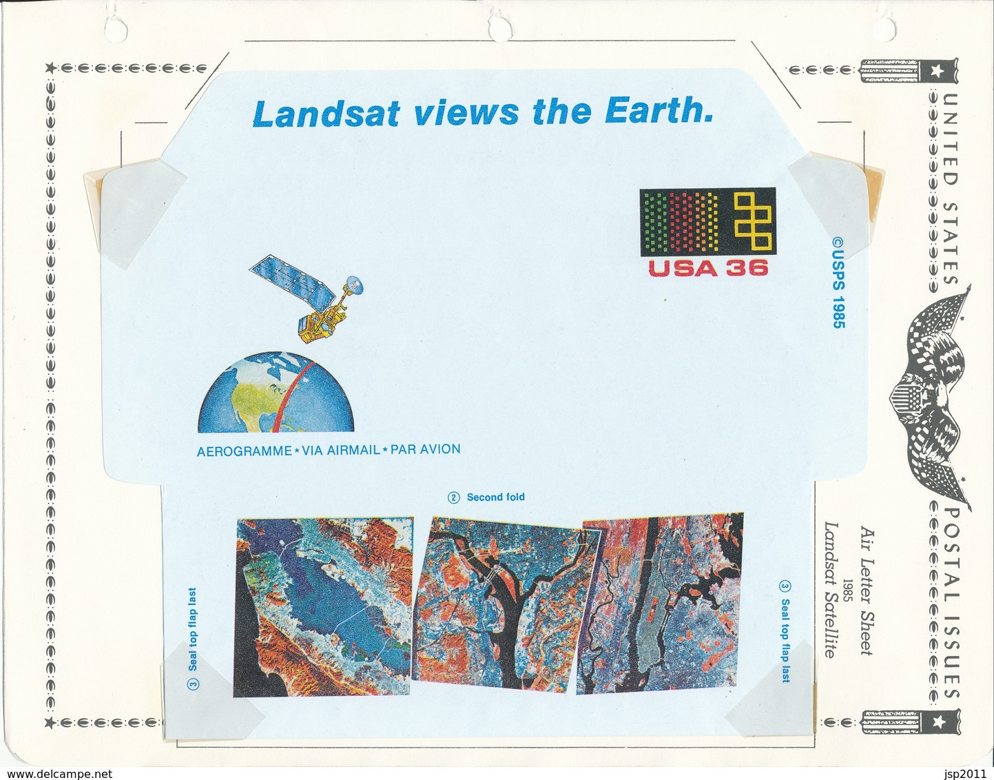 USA 1985, Scott # UC58. Entire.Weather Satelites 25th Annivs, Multicolored. MNH(**) - 1981-00