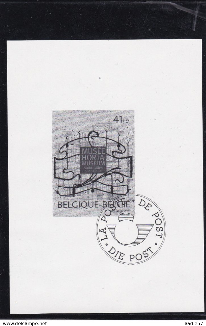 BELGIEN 1997 Mi-Nr. Block 68 Schwarzdruck O Used - Other & Unclassified