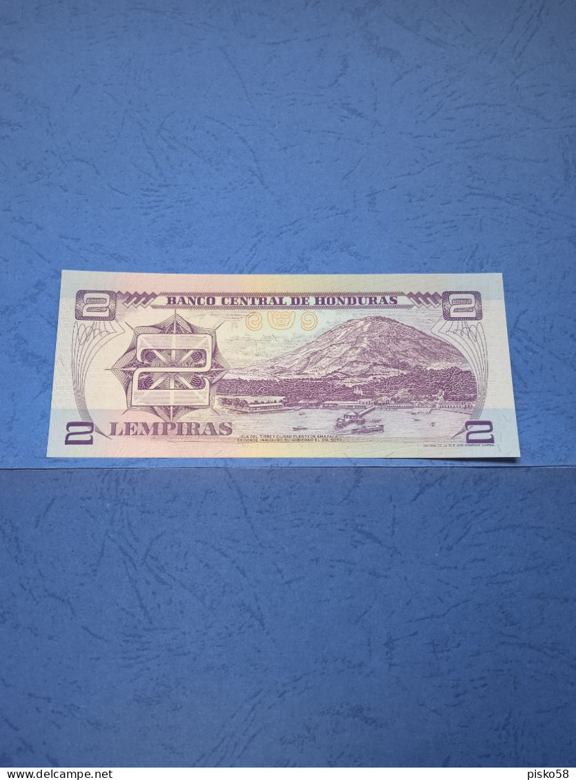 HONDURAS-P72b 2L 25.2.1993 UNC - Honduras