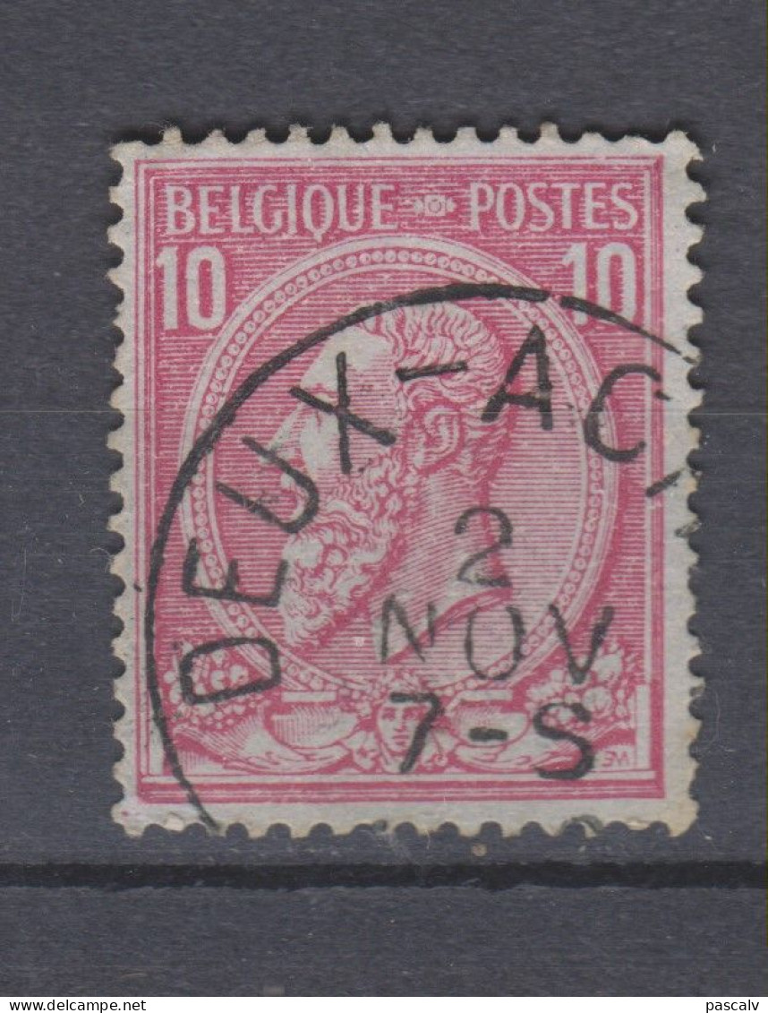 COB 46 Oblitération Centrale DEUX-ACREN - 1884-1891 Léopold II