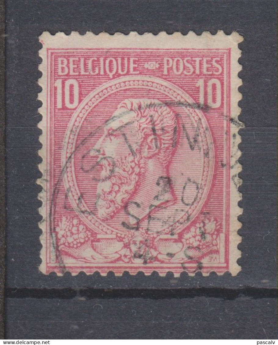 COB 46 Oblitération Centrale ESTINNES - 1884-1891 Léopold II