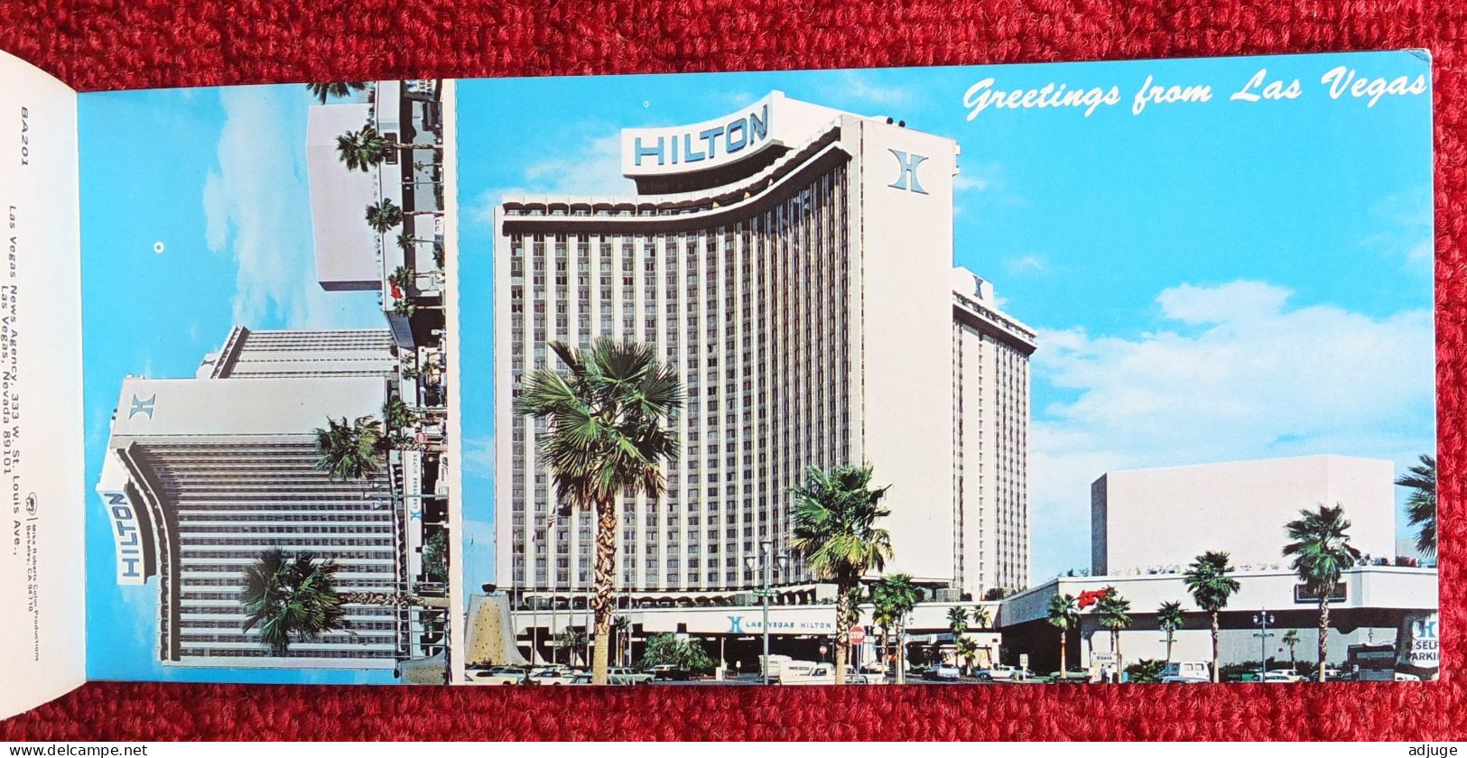 CPM * USA *  22 FULL Color VIEWS + Miniatures- Fabulous Strip LAS VEGAS _ Hotels A. Casinos *SUP=>Sca Recto/verso - Albuquerque