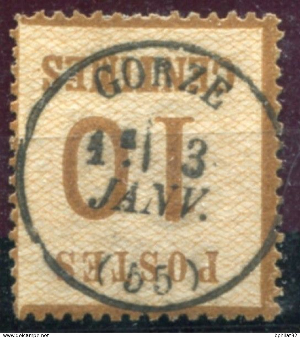 !!! ALSACE LORRAINE, N°5 CACHET FRANCAIS DE GORZE - Oblitérés