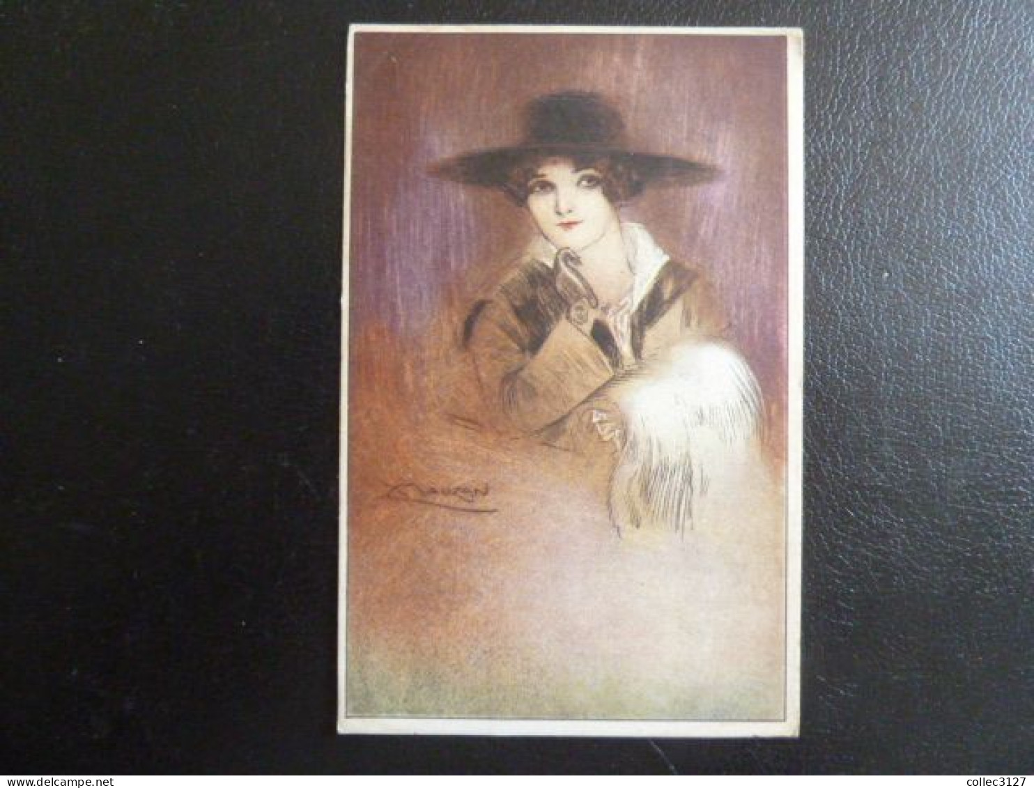 T1 - Illustrateur Mauzan - 1918 - Femme Au Chapeau - Mauzan, L.A.