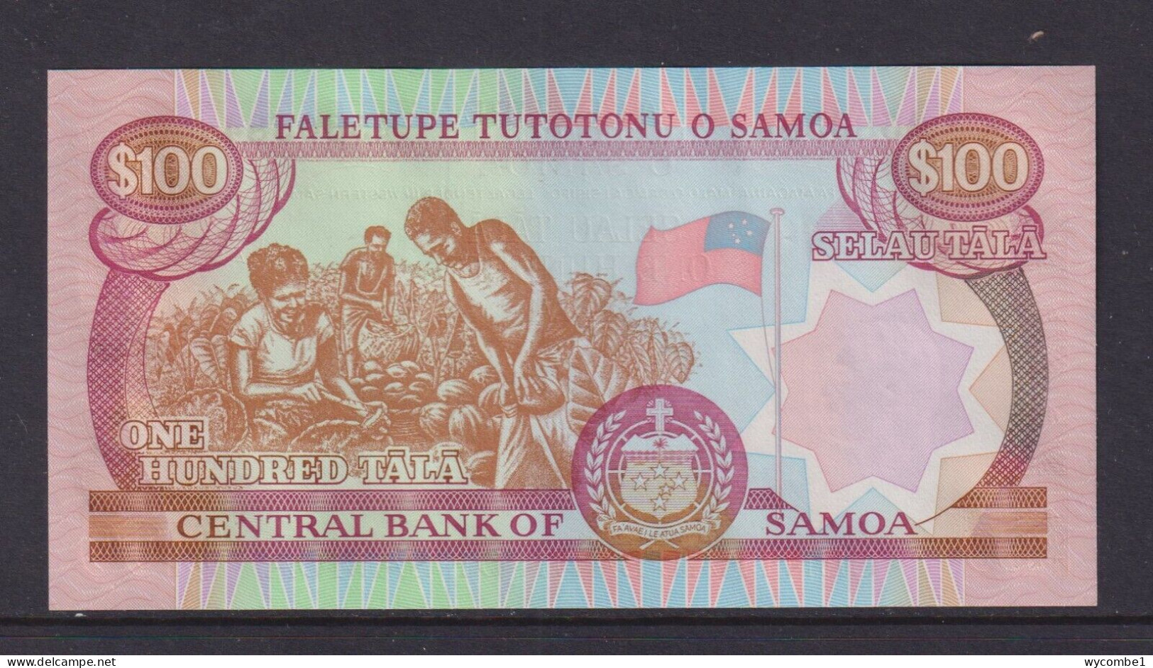 WESTERN SAMOA -  1990 100 Tala UNC  Banknote - Samoa