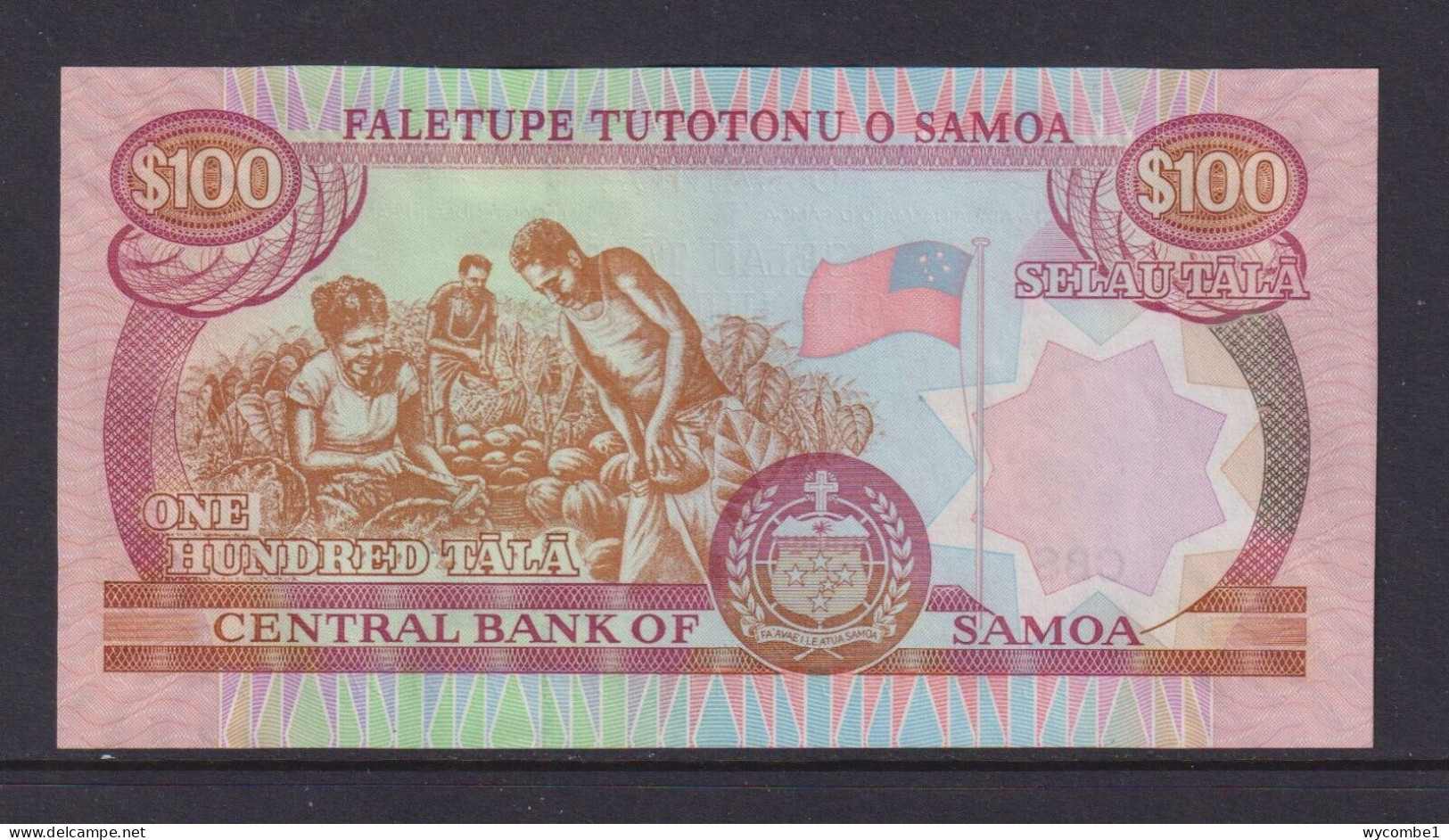 WESTERN SAMOA -  2006 100 Tala UNC  Banknote - Samoa