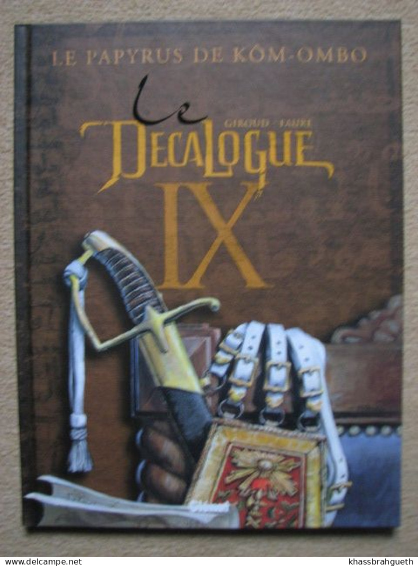 GIROUD - LE DECALOGUE 10 TOMES - GLENAT (EO 2001/2003) +  LE XIè COMMANDEMENT (EO 2003) + INCH ALLAH (PUB)