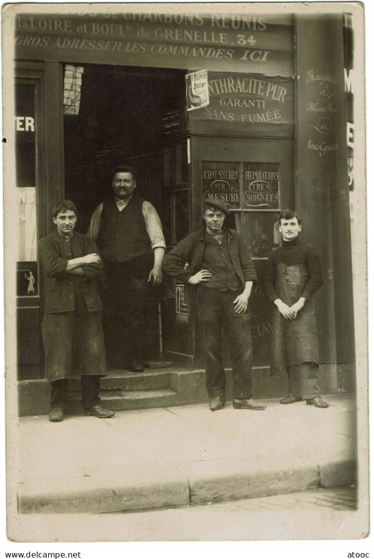 PARIS Boutique Charbon Anthracite Pur Et Chaussures Sur Mesures 34 Rue De Grenelle Quai De La Loire - Shopkeepers