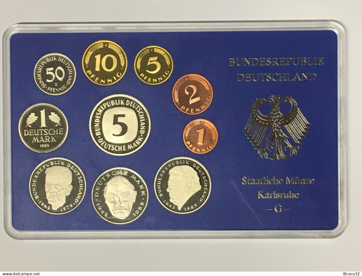 BRD - GERMANIA FEDERALE - 1993 G PROOF - Set Di Monete Divisionali - Mint Sets & Proof Sets