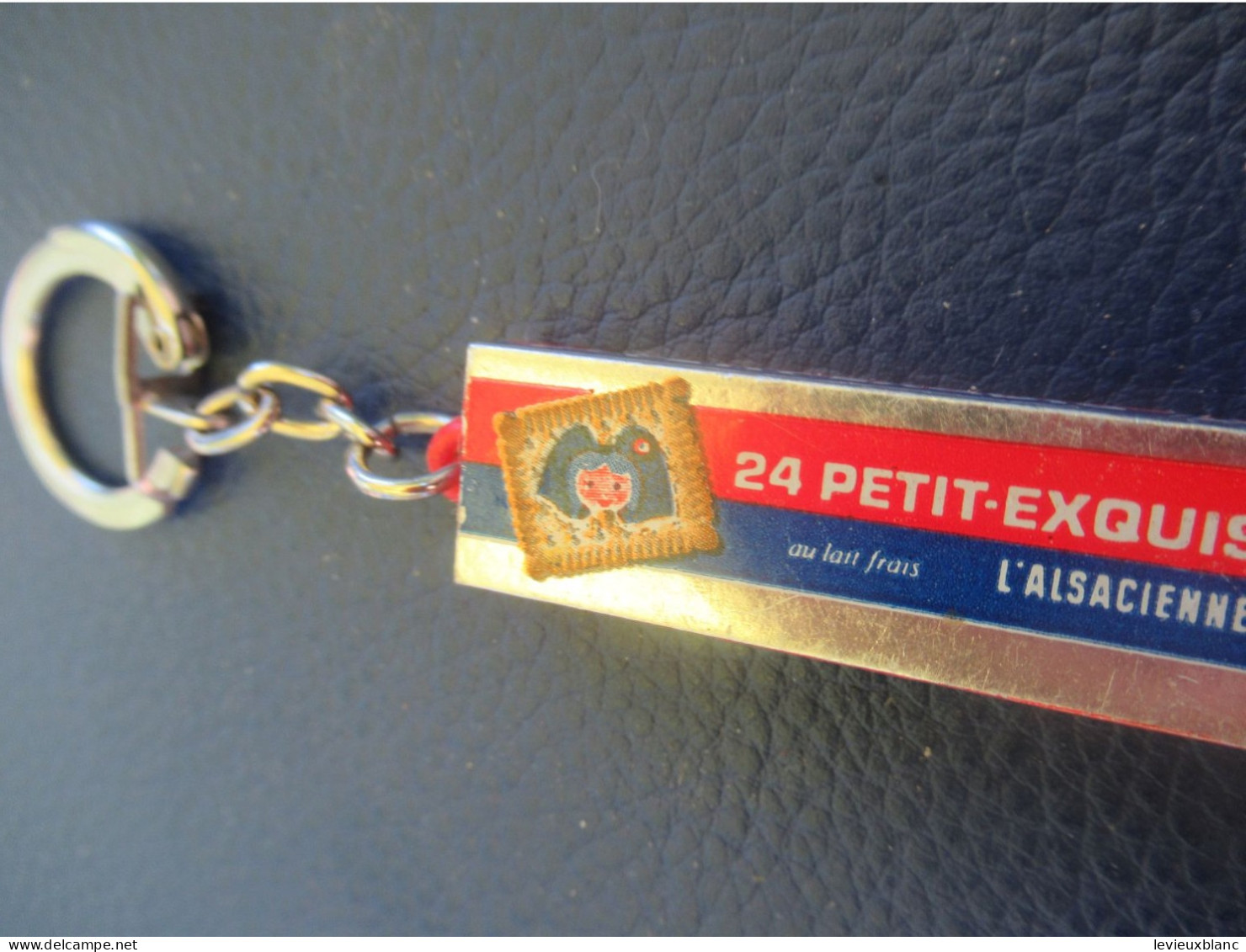 Porte-clé Ancien / Alimentaire /L'Alsacienne /24 Petit Exquis/Médaille Losange / Vers 1960-1970             POC614 - Porte-clefs