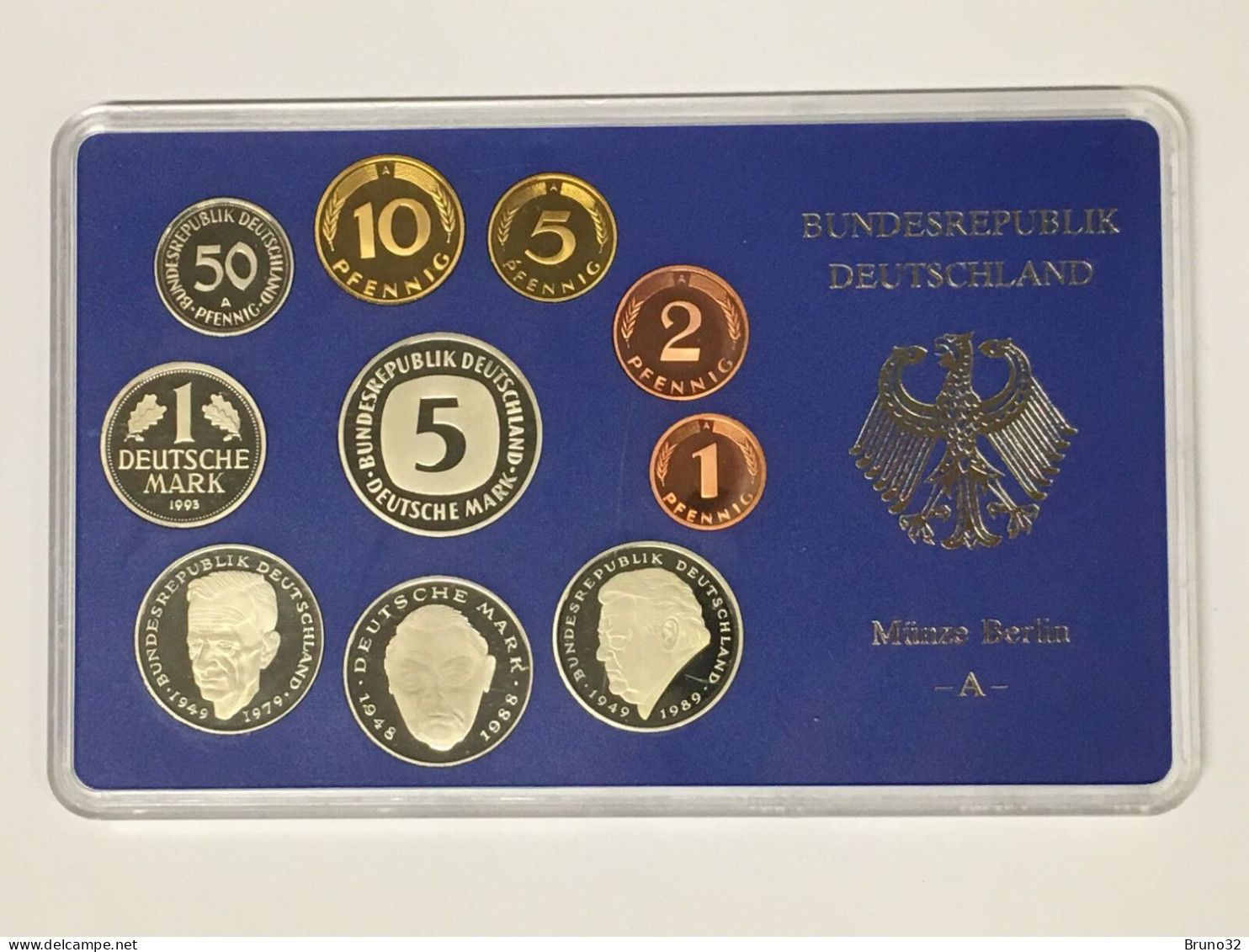 BRD - GERMANIA FEDERALE - 1993 A PROOF - Set Di Monete Divisionali - Mint Sets & Proof Sets