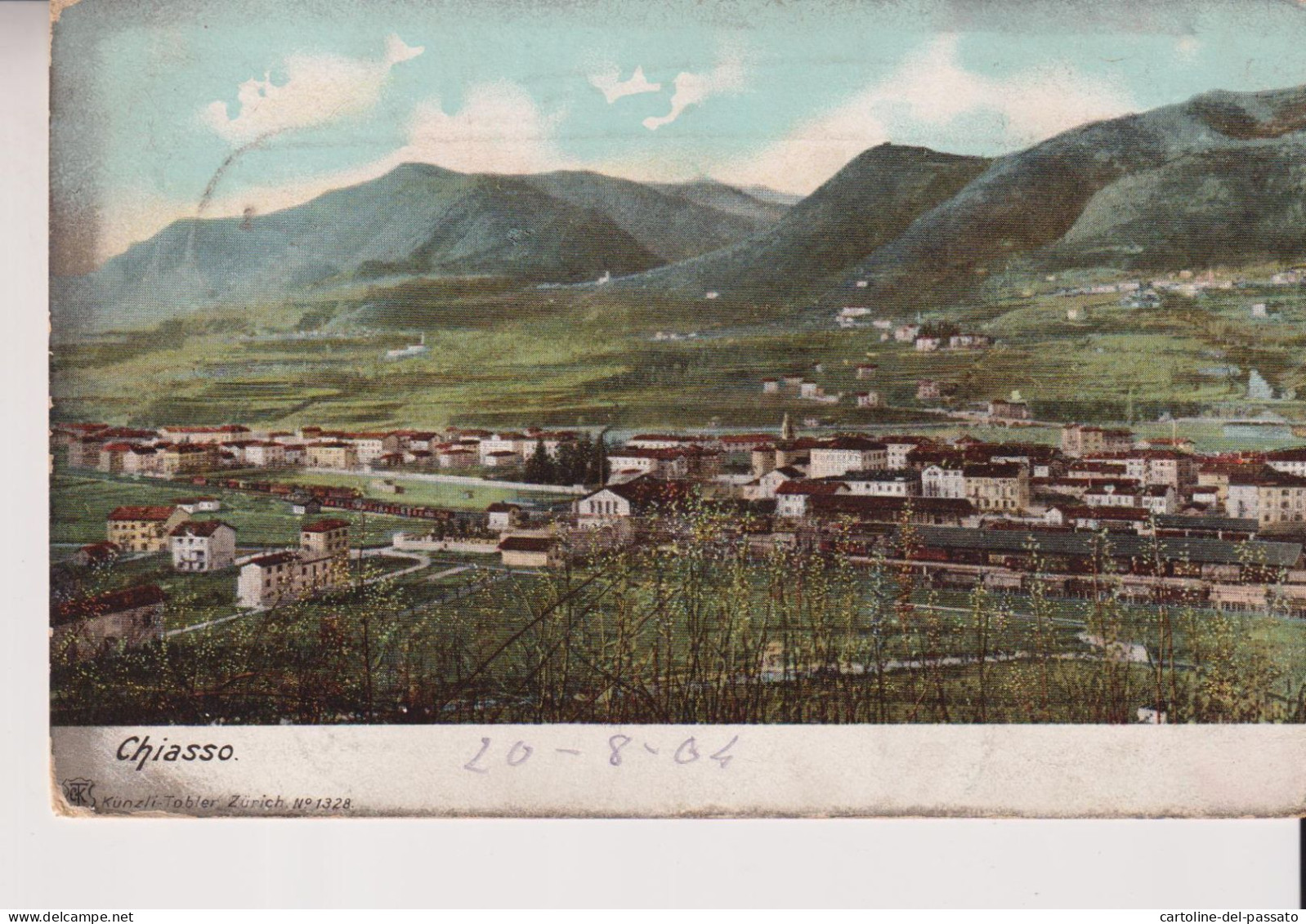 CHIASSO  TESSIN PANORAMA  1904 - Chiasso