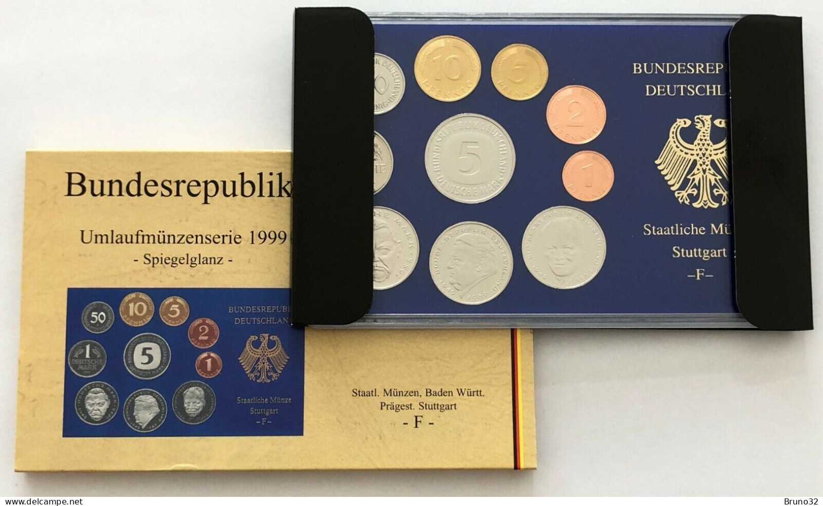 BRD - GERMANIA FEDERALE - 1999 F PROOF - Set Di Monete Divisionali - Mint Sets & Proof Sets