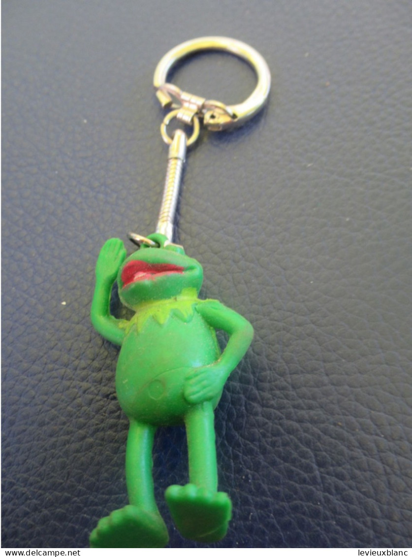 Porte-clé Ancien / Humour /Grenouille Kermitterand / Petit Personnage/ Vers 1982-1992             POC623 - Key-rings