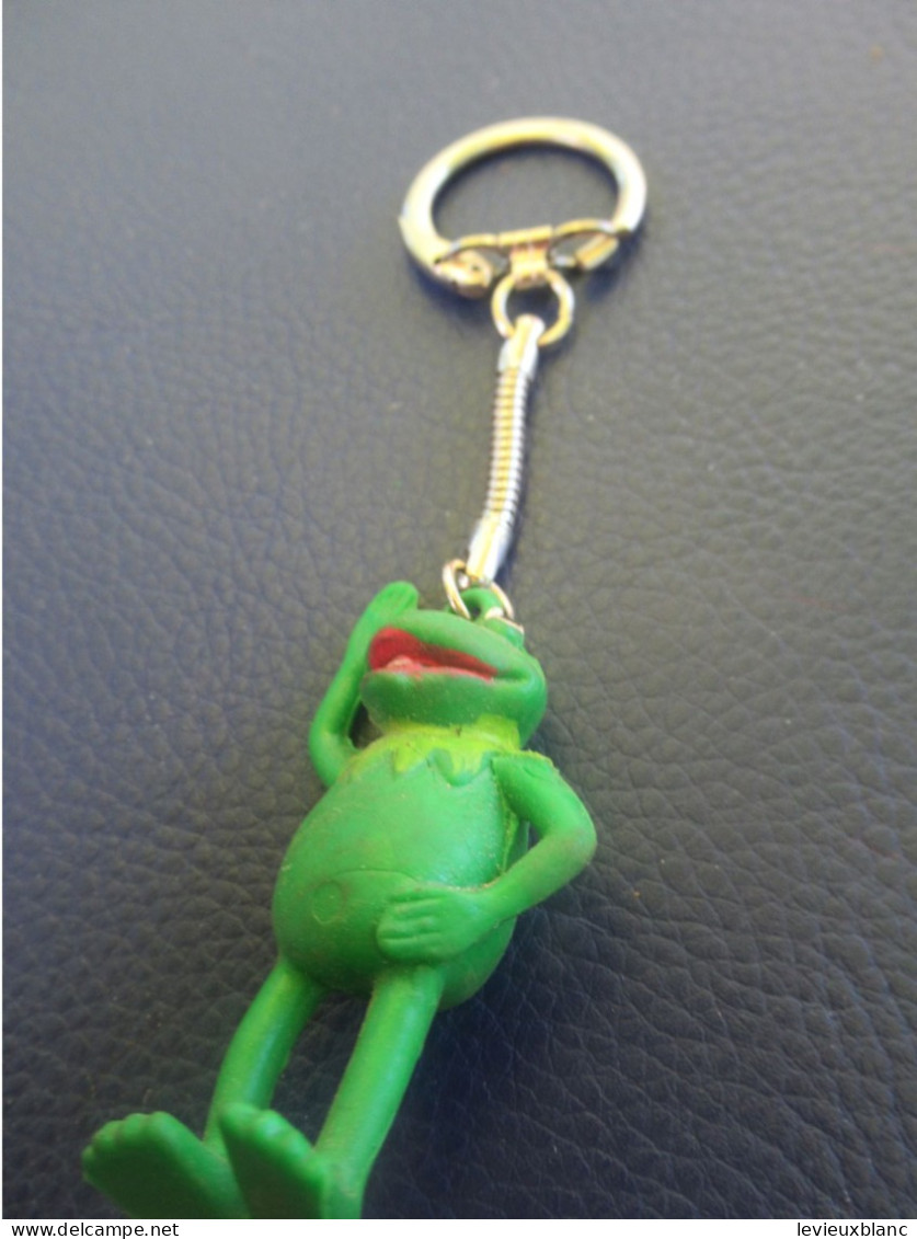 Porte-clé Ancien / Humour /Grenouille Kermitterand / Petit Personnage/ Vers 1982-1992             POC623 - Key-rings