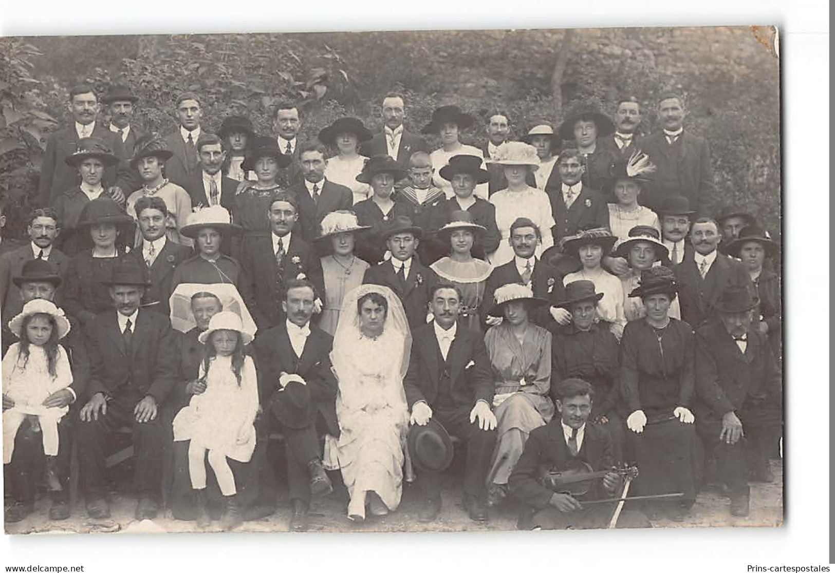 CPA Carte Photo St Saint Priest La Martinerie Scene De Mariage - J.B. Boudeau Photos - Saint Priest Taurion