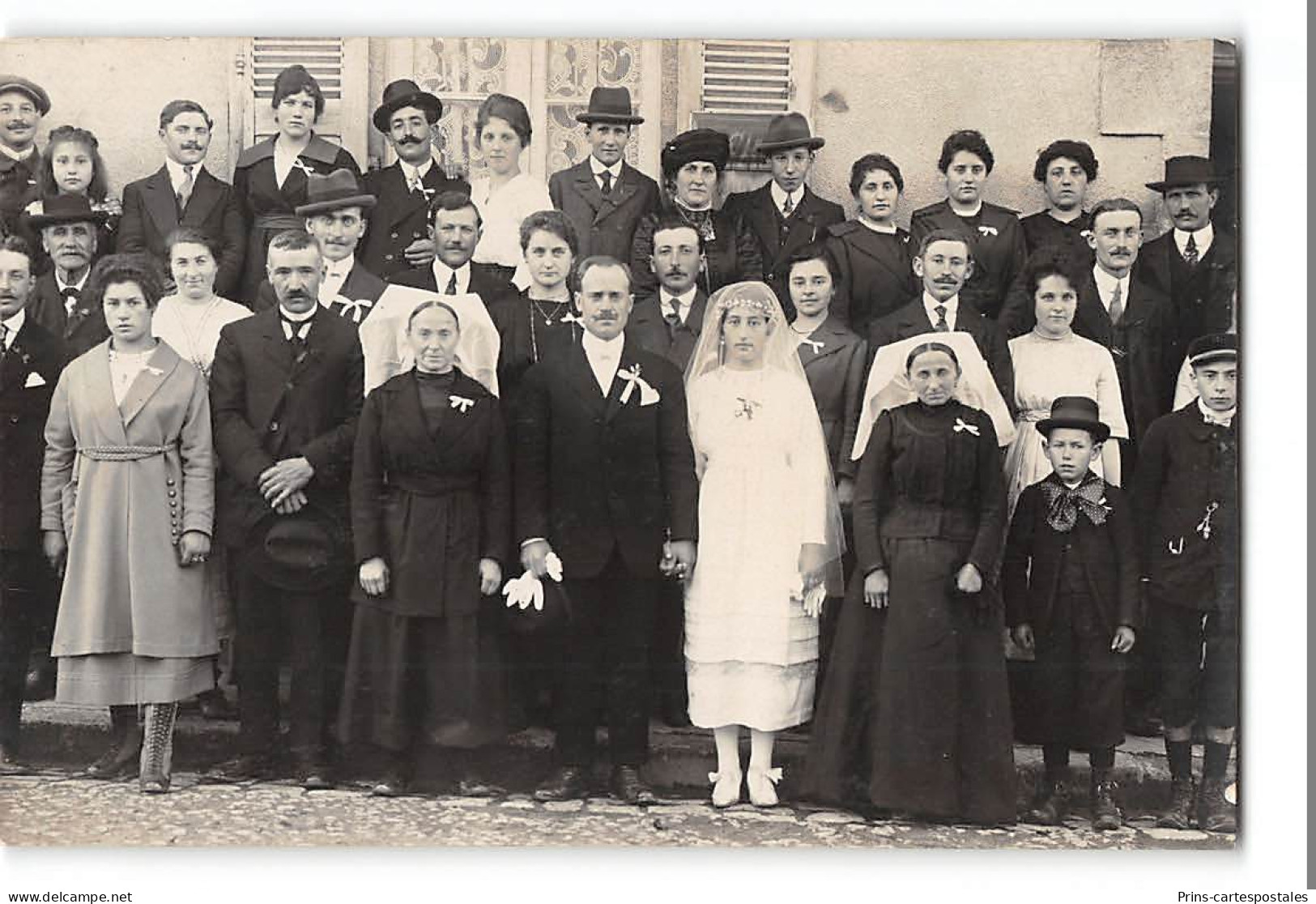 CPA Carte Photo Ambazac Scene De Mariage - J.B. Boudeau Photos - Ambazac