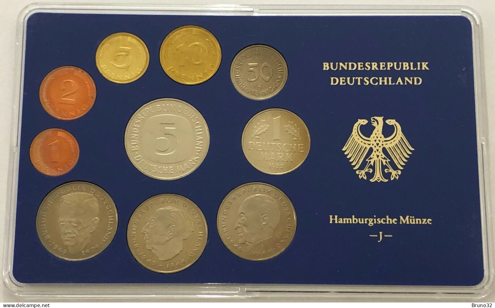 BRD - GERMANIA FEDERALE - 1983 J PROOF - Set Di Monete Divisionali - Mint Sets & Proof Sets