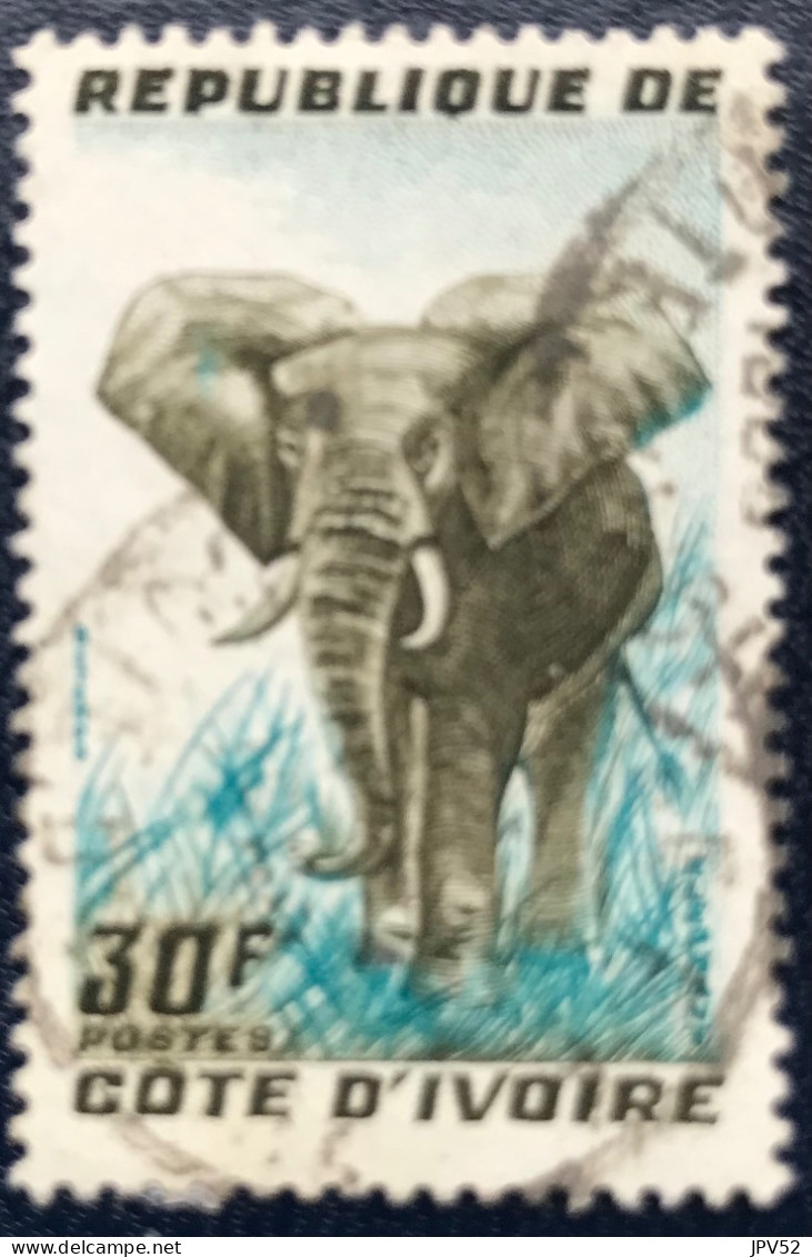 Republique De Côte D'Ivoire - Ivoorkust - C14/27 - 1959 - (°)used - Michel 206 - Olifant - Côte D'Ivoire (1960-...)