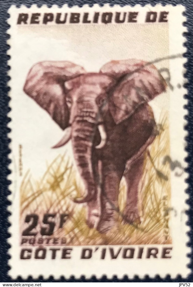 Republique De Côte D'Ivoire - Ivoorkust - C14/27 - 1959 - (°)used - Michel 205 - Olifant - Côte D'Ivoire (1960-...)