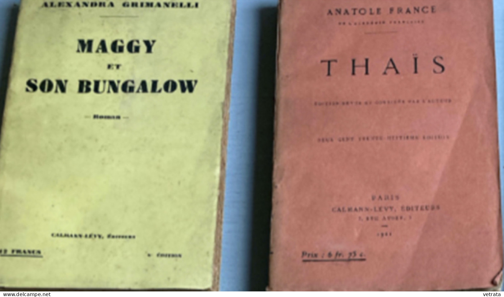 10 Livres Années 20/30 & 40 : Anatole France/Alexandra Grimanelli/F.  Marion Crawfor/Paul Bourget/Henry Bordeaux/C. Dick - Lots De Plusieurs Livres