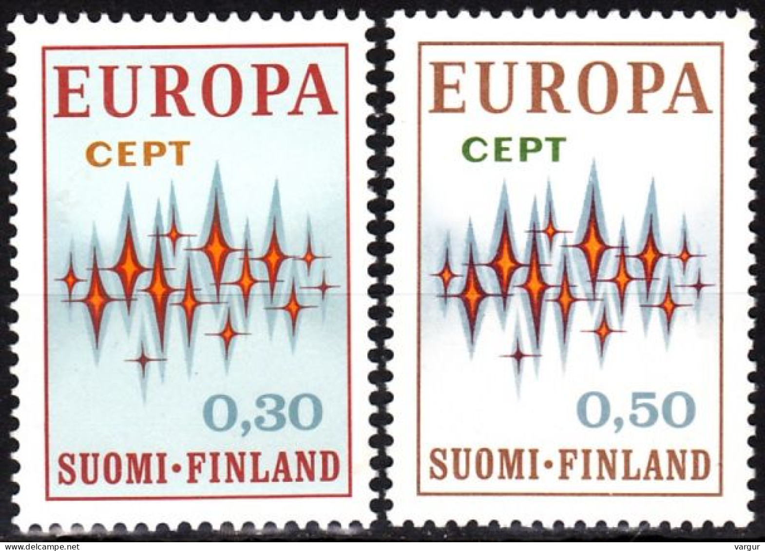 FINLAND 1972 EUROPA. Complete Set, MNH - 1972