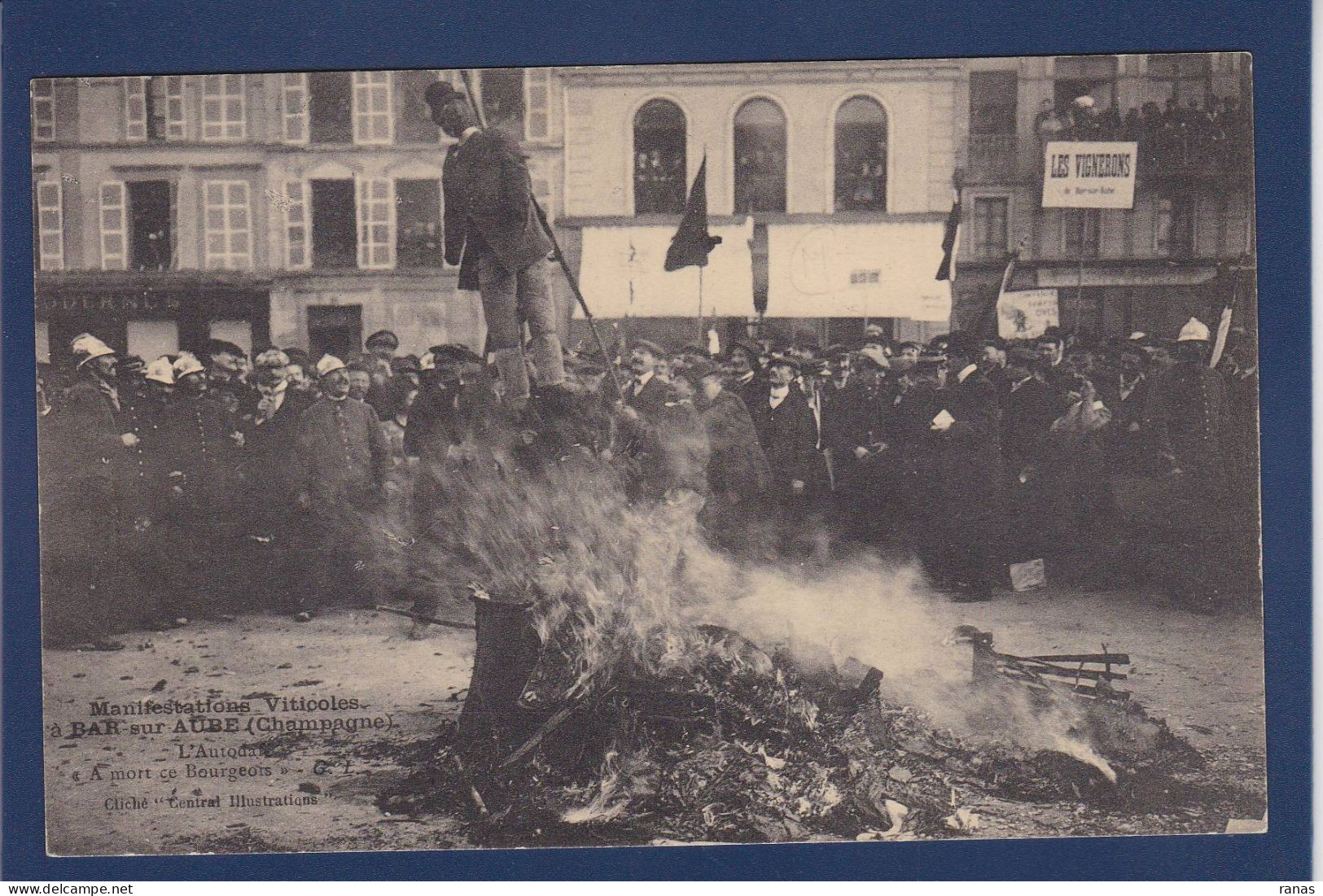 CPA [10] Aube > Bar-sur-Aube événements Viticoles De 1911 Non Circulé - Bar-sur-Aube