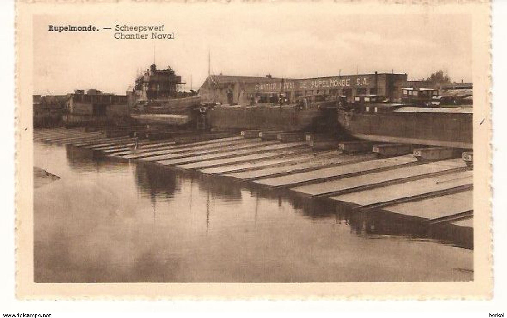 RUPELMONDE  SCHEEPSWERF CHANTIER NAVAL Uitg Jufvr  Borghgraef Nr 204d1 - Kruibeke