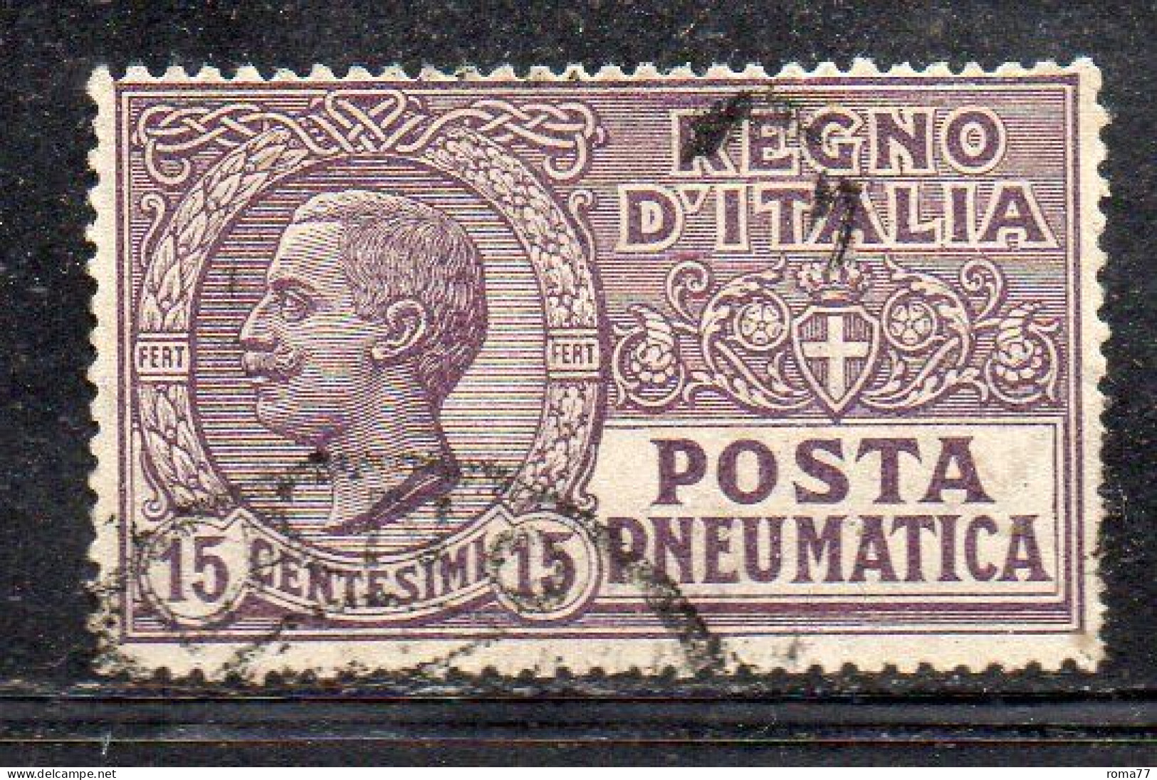 MONK643 - REGNO 1913 , Posta Pneumatica N. 2 Usato - Poste Pneumatique