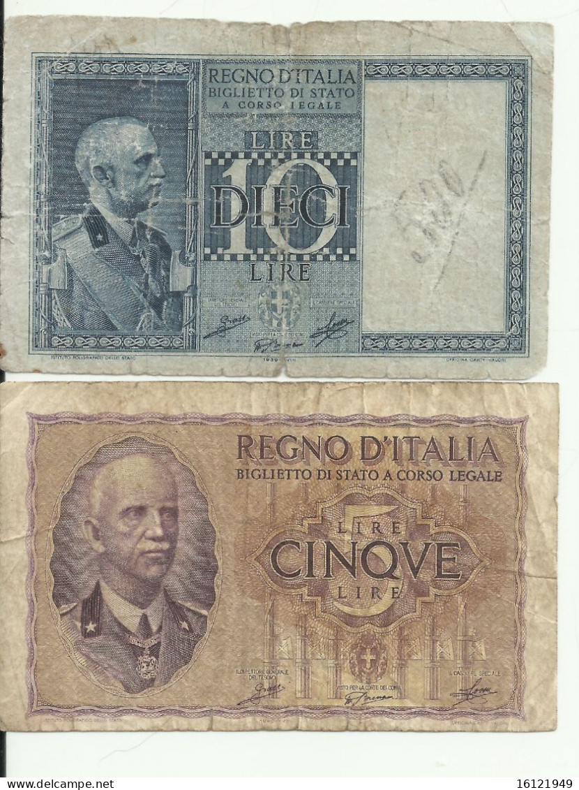 Z321 - COPIA 5+10 LIRE - Italia – 5 Lire