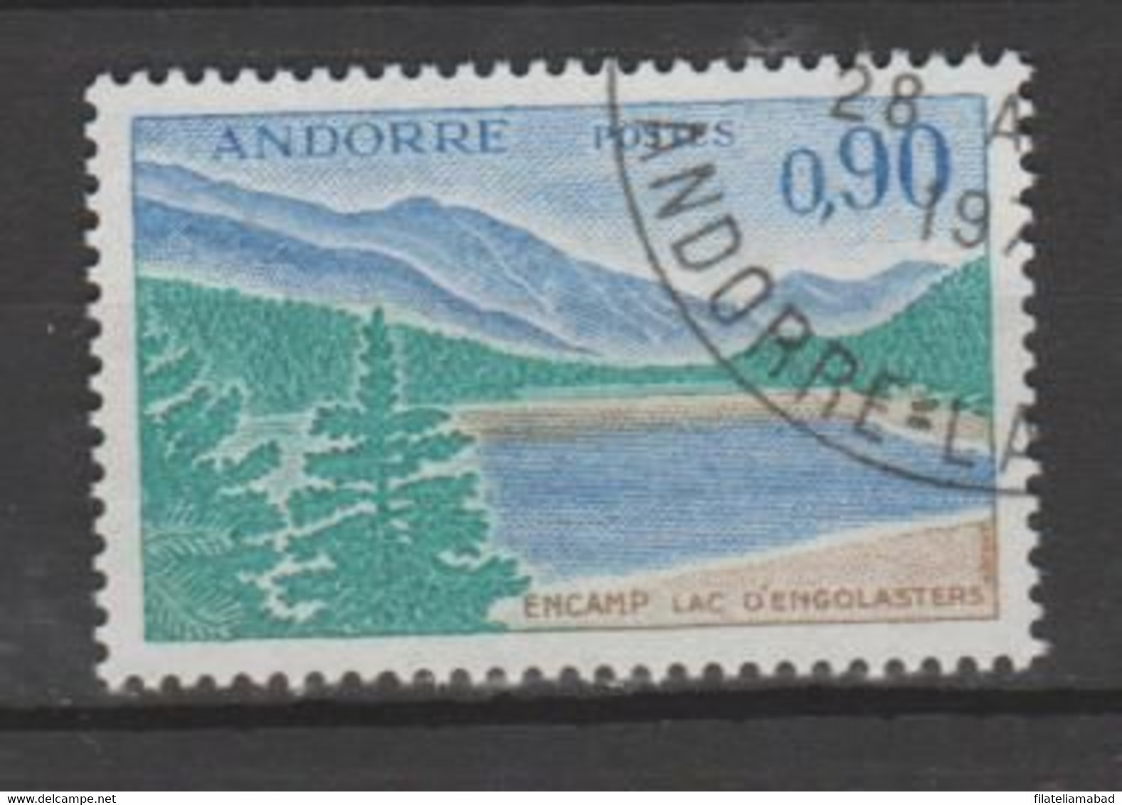 ANDORRA CORREO FRANCES Nº 213a ESTE  SELLO O SIMILAR USADO O MATASELLADO DE PRIMER DIA (C.U) - Used Stamps