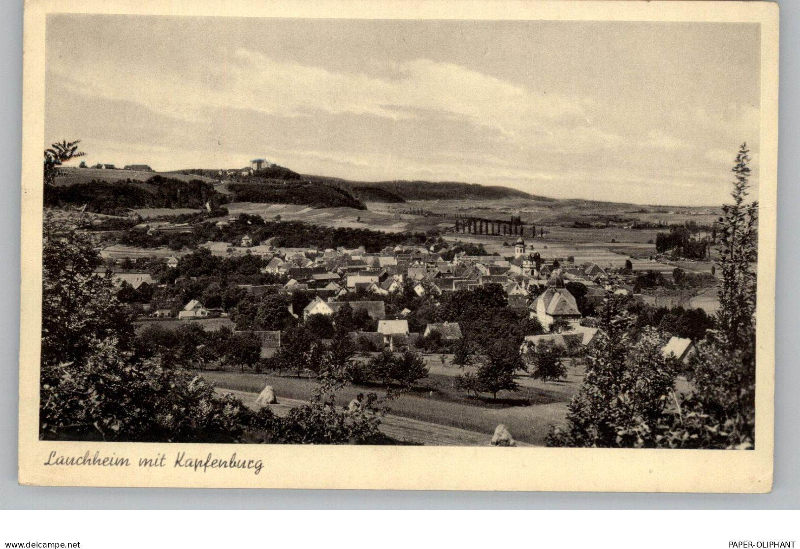 7089 LAUCHHEIM, Blick über Den Ort, Kapfenberg, Photo Ziegelmaier - Aalen