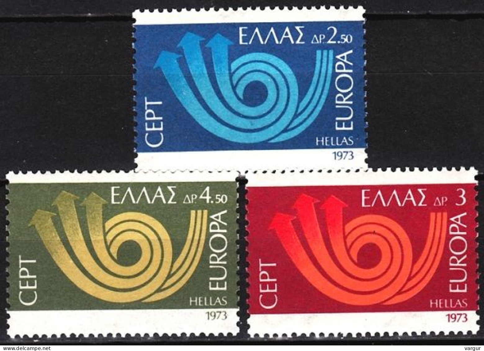 GREECE 1973 EUROPA. Complete Set, MNH - 1973