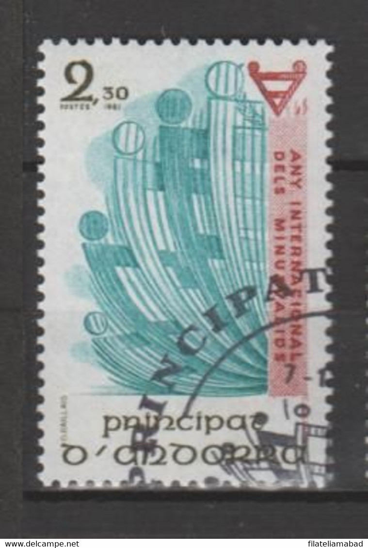 ANDORRA CORREO FRANCES  Nº 299 ESTE SELLO O SIMILAR USADO O MATASELLADO DE PRIMER DIA (C.U ) - Used Stamps