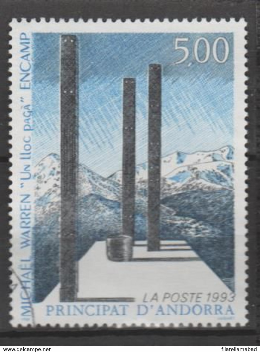 ANDORRA CORREO FRANCES Nº   439 SELLO USADO O MATASELLADO DE PRIMER DIA (3. 4 ) - Used Stamps