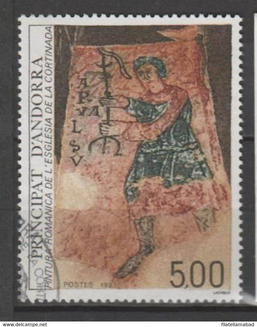 ANDORRA CORREO FRANCES Nº  363 SELLO USADO O MATASELLADO DE PRIMER DIA (3. 3 ) - Used Stamps