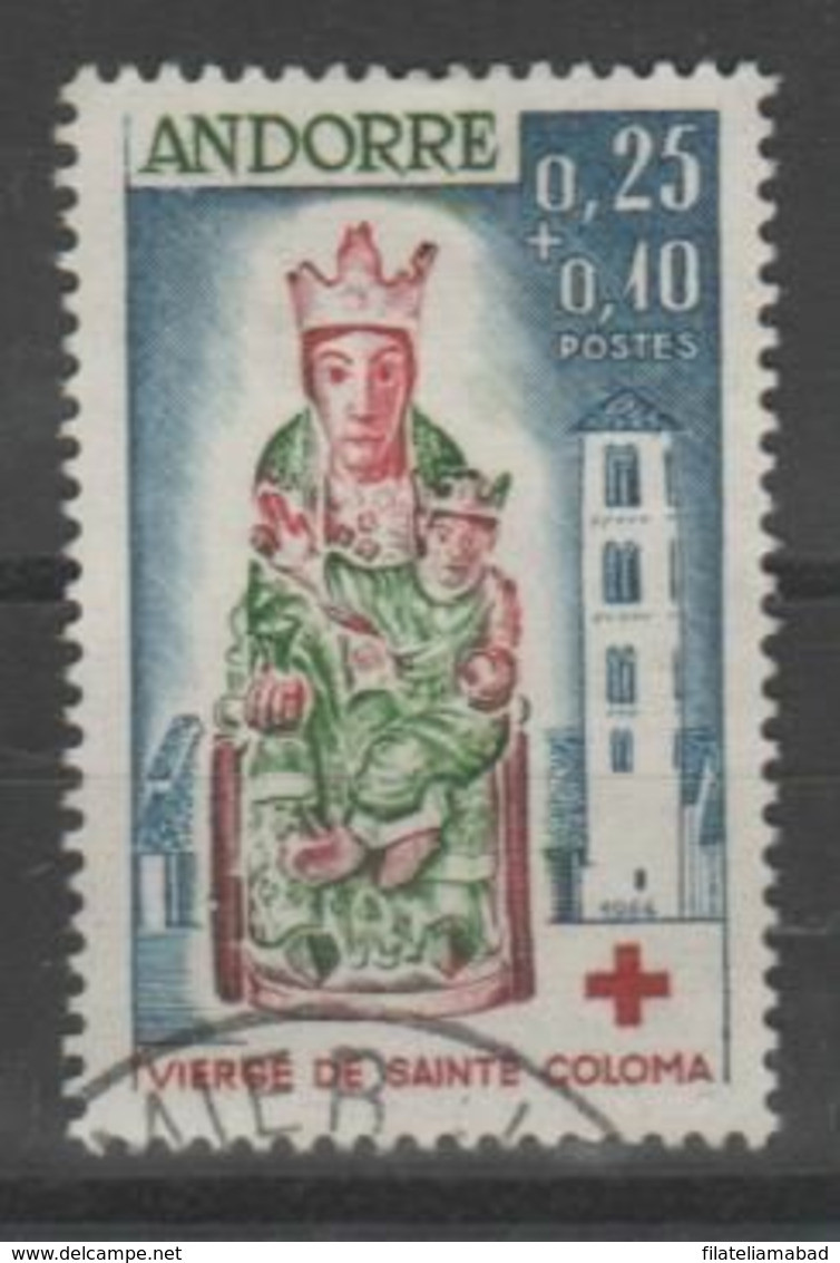 ANDORRA C. FRANCES SELLO USADO CON UN BONITO MATA SELLOS (K.3) - Used Stamps