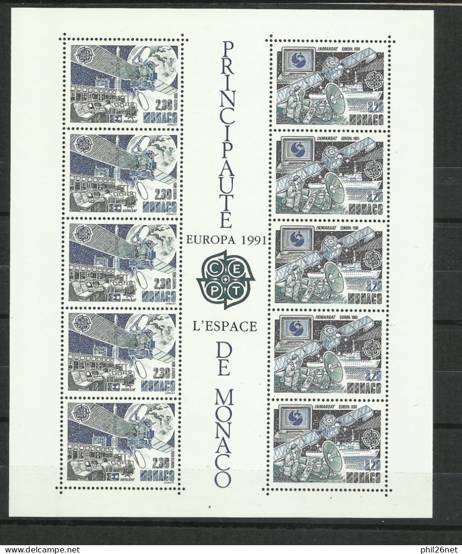 Monaco Bloc N° 52  Europa 1991    Neuf * *     B/ TB       Voir  Scans     Soldé ! ! ! .. - 1991