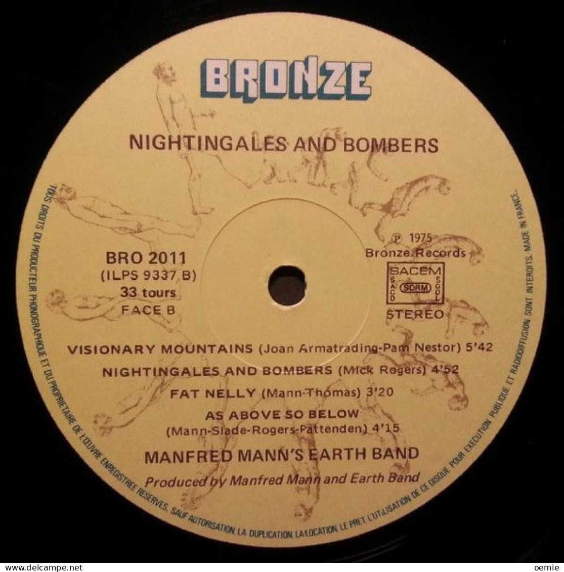 MANFRED  MANN'S  EARTH BAND  NIGHTINGALES & BOMBERS - Autres - Musique Anglaise