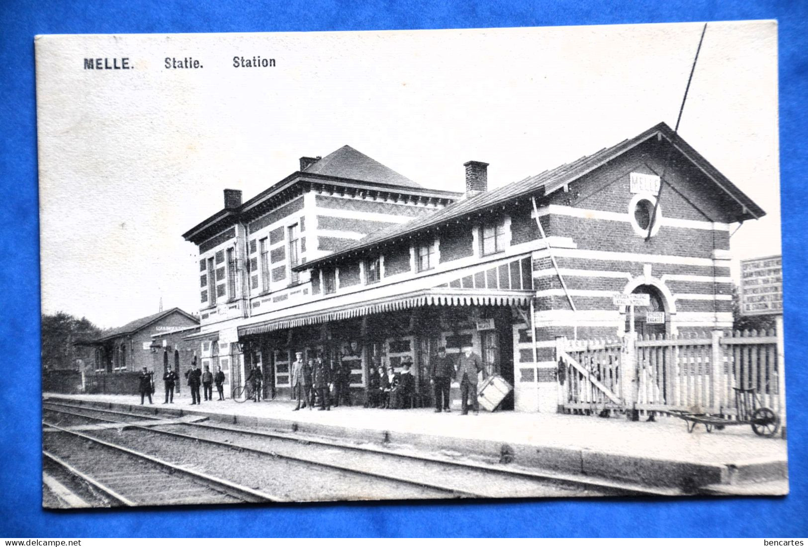 Melle 1909: Statie - Station Très Animée - Melle