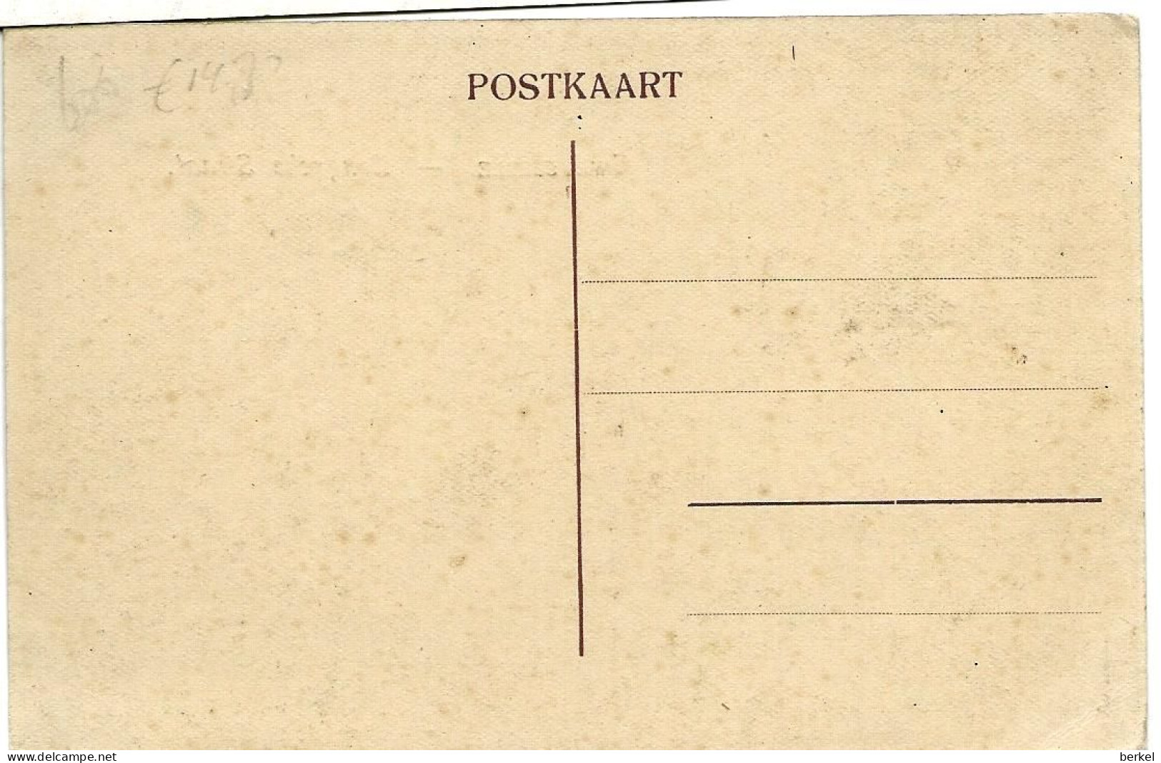 Wingene  Swezeele Brugsche Straat Postkaart Geen Uitgever. Nr 1307 D1 - Wingene