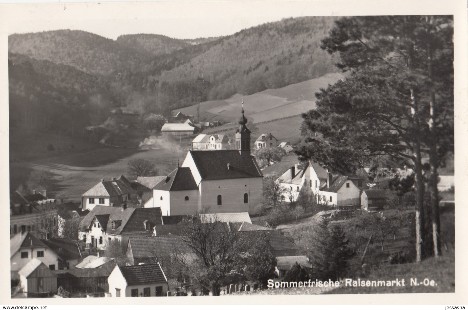 AK - NÖ - Raisenmarkt (Bez. Baden) - Ortsansicht - 1958 - Baden Bei Wien