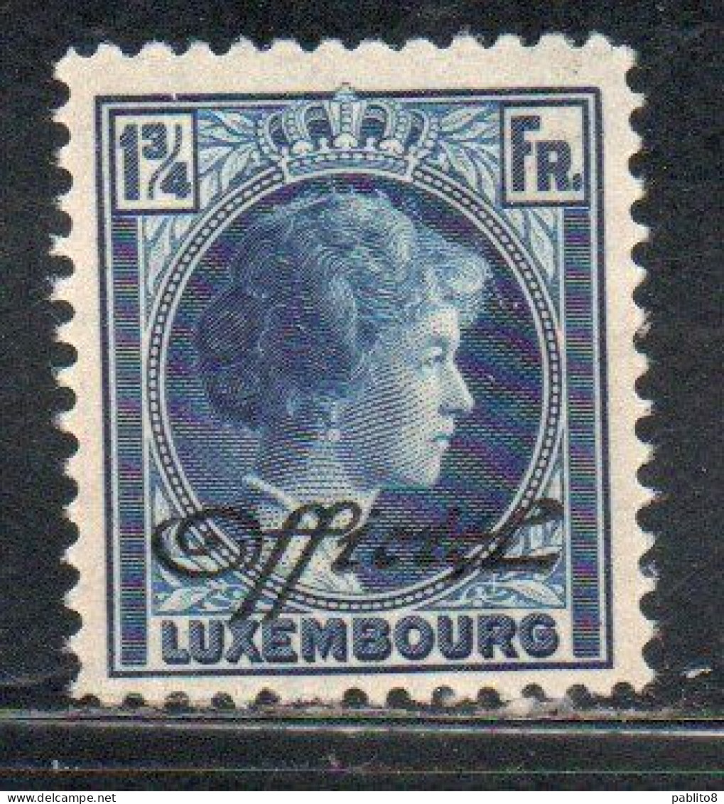 LUXEMBOURG LUSSEMBURGO 1930 1935 SURCHARGE OFFICIEL 1 3/4fr MH - Servizio