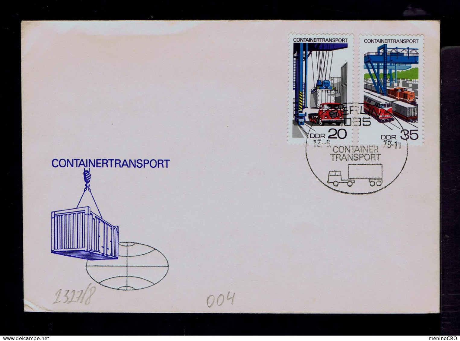 Gc7983 DDR Container Transports Trucks 1978 - Vrachtwagens