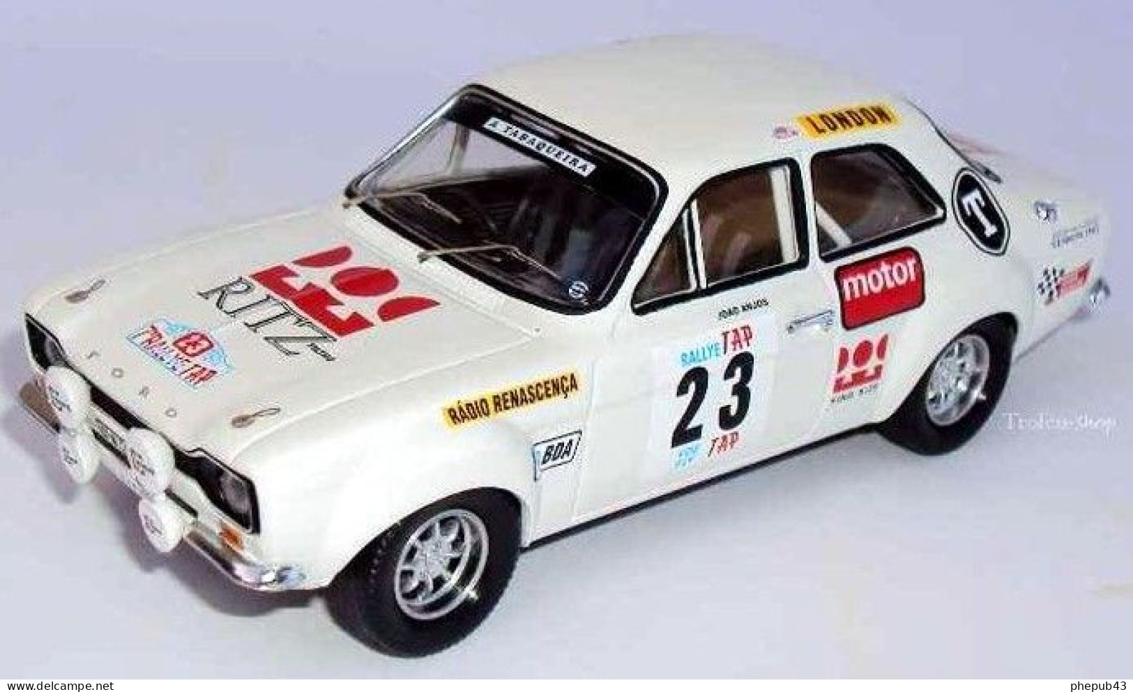 Ford Escort MK1 - "Ritz" -  TAP Rally Portugal 1973 #23 - Francisco Santos/Joao Anjos - Troféu - Trofeu