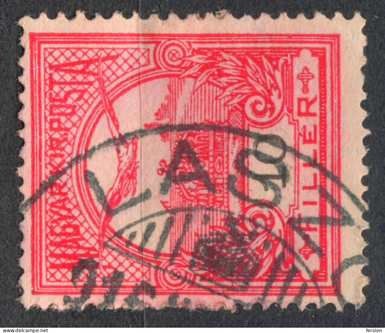 Laszó Lăsău POSTMARK 1916 ROMANIA Transylvania Hungary Erdély Hunyad Județul Hunedoara County TURUL 10 F - Transylvanie